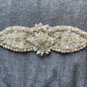 Jewelled bridal belt